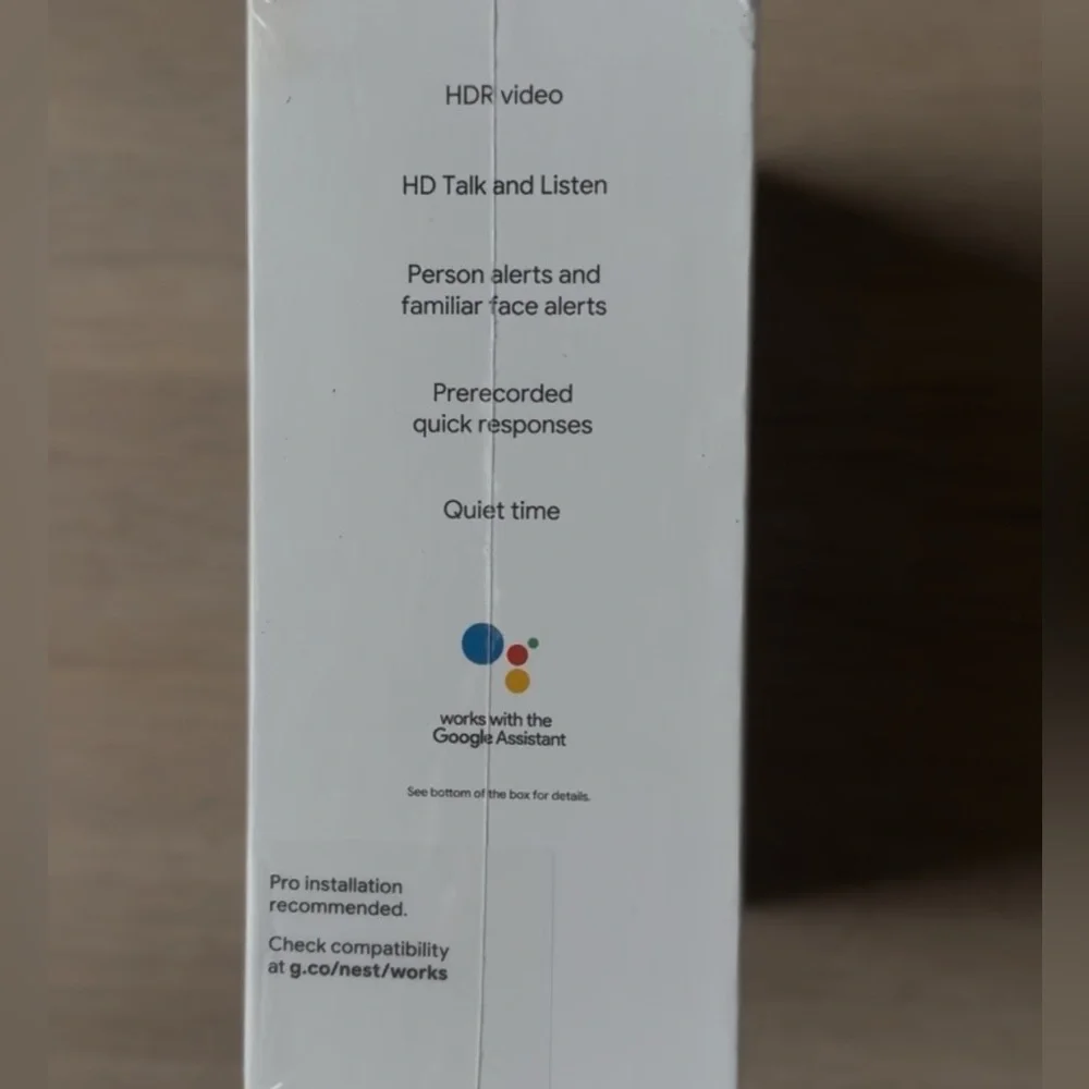 ⚡️Google Nest Hello Video Doorbell  Black - Picture 3 of 4
